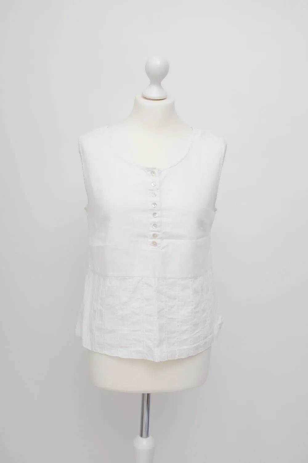 0051_LINEN COTTON SUMMER TOP