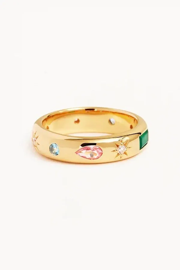 18k Gold Vermeil Connect The Universe Ring