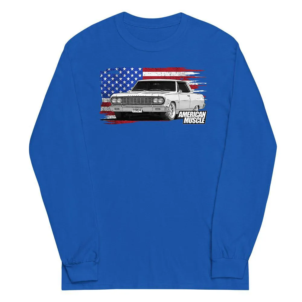 1964 Chevelle Malibu Long Sleeve T-Shirt American Muscle car