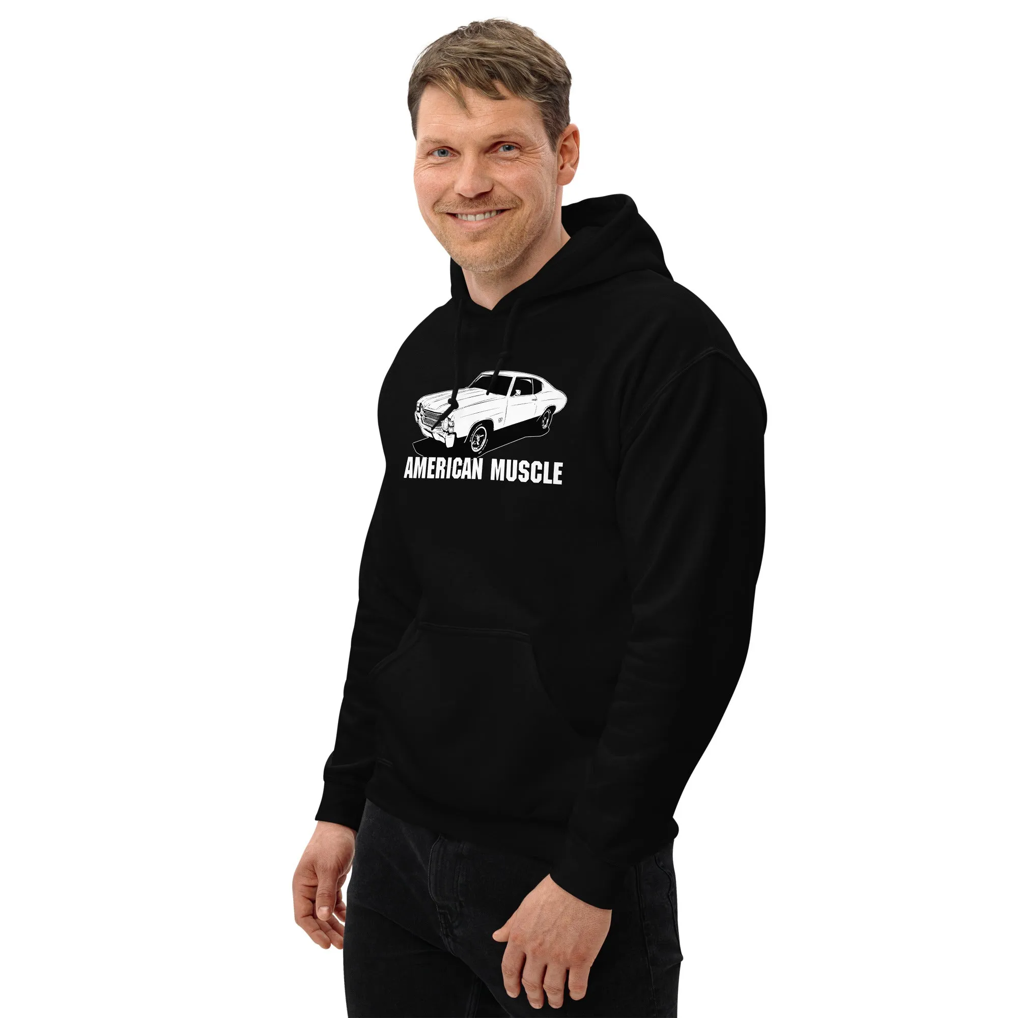 1971 Chevelle Car Hoodie - American Muscle Sweatshirt