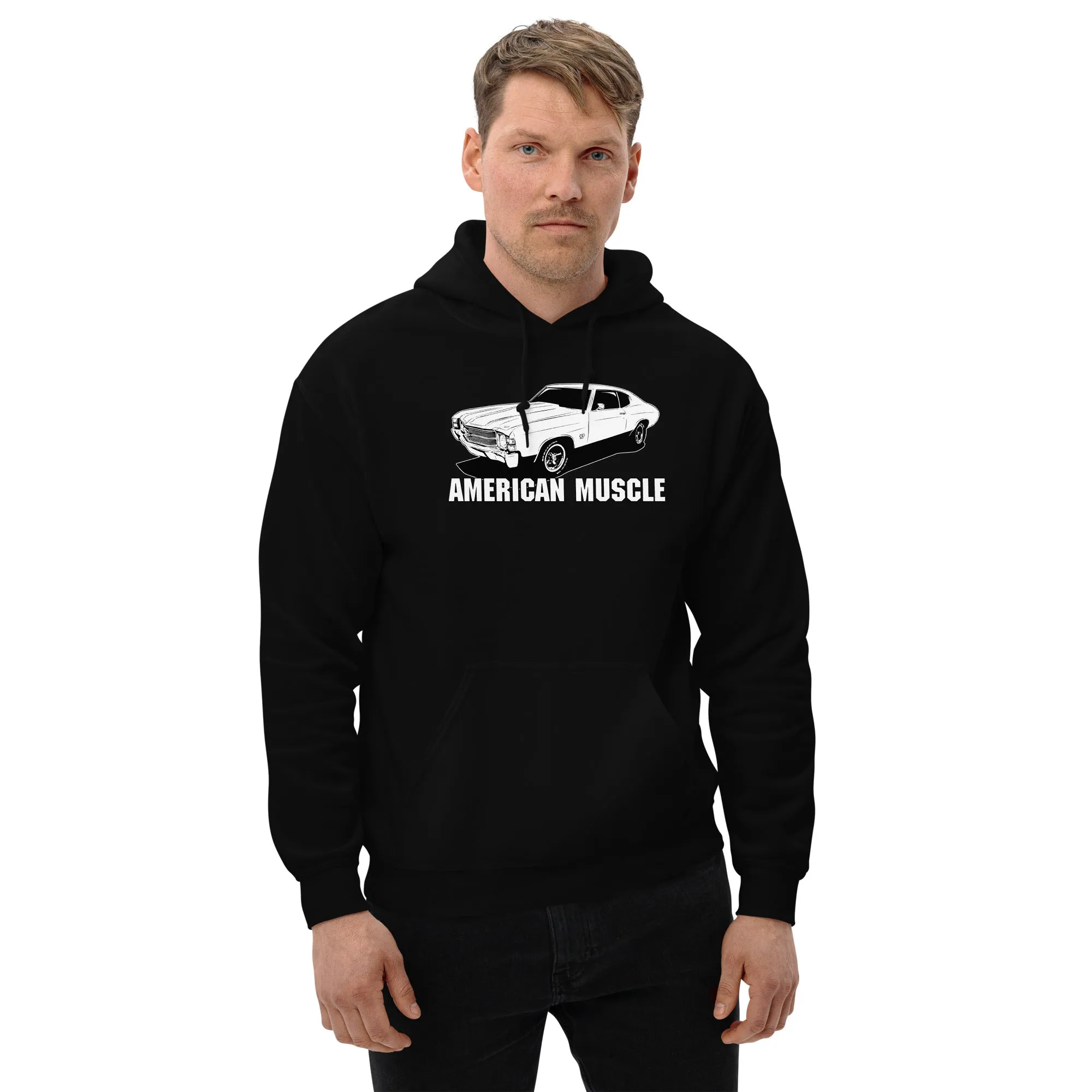 1971 Chevelle Car Hoodie - American Muscle Sweatshirt