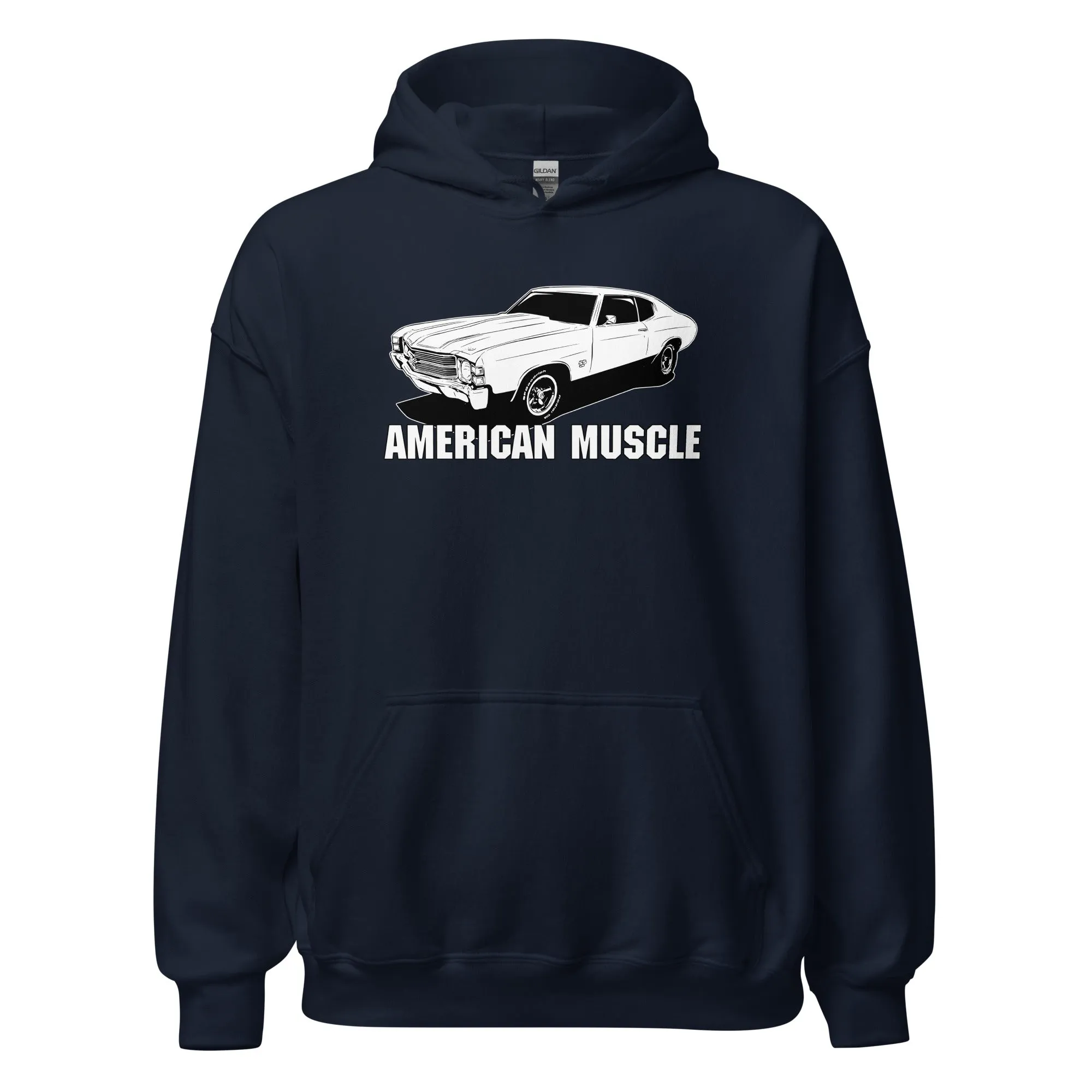 1971 Chevelle Car Hoodie - American Muscle Sweatshirt