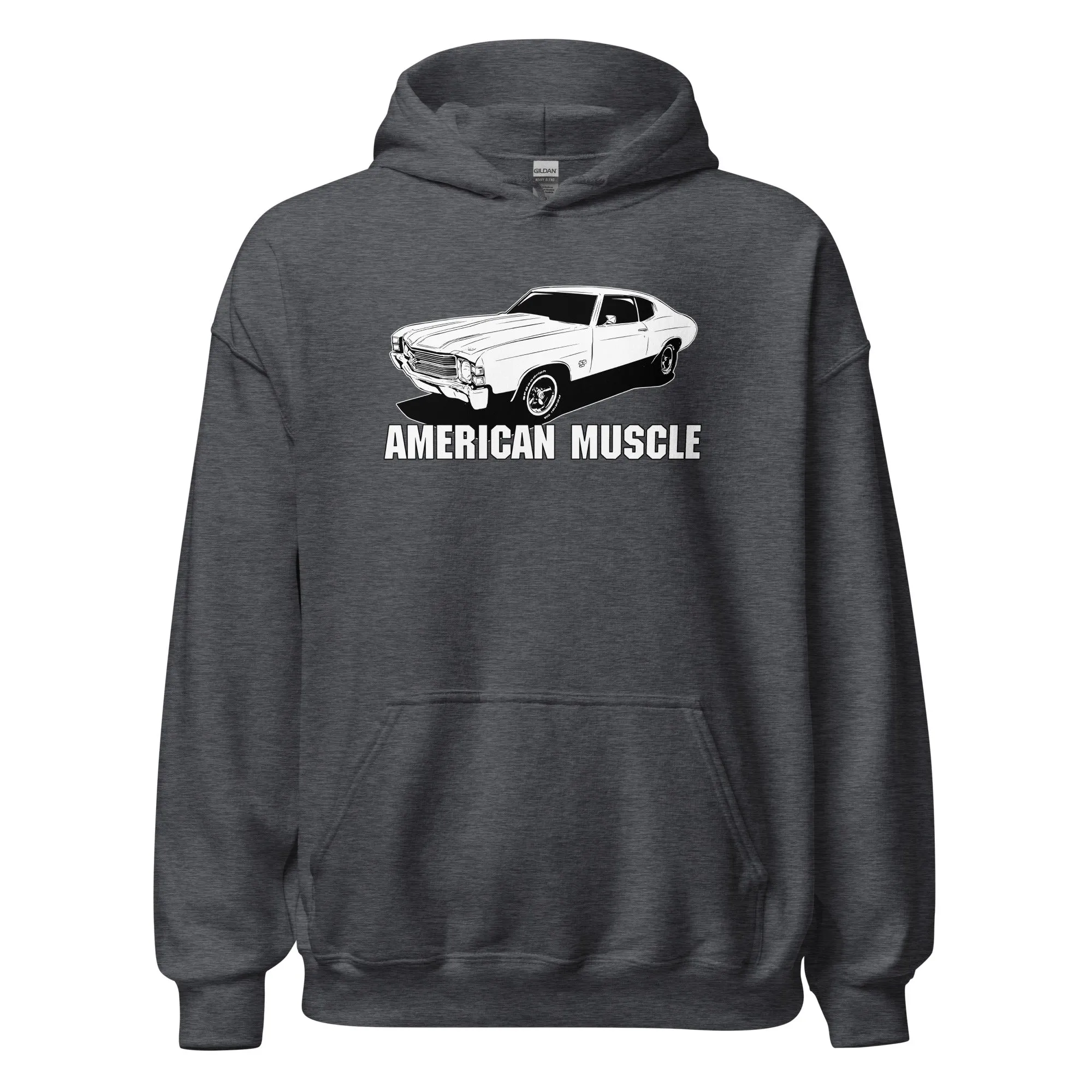 1971 Chevelle Car Hoodie - American Muscle Sweatshirt