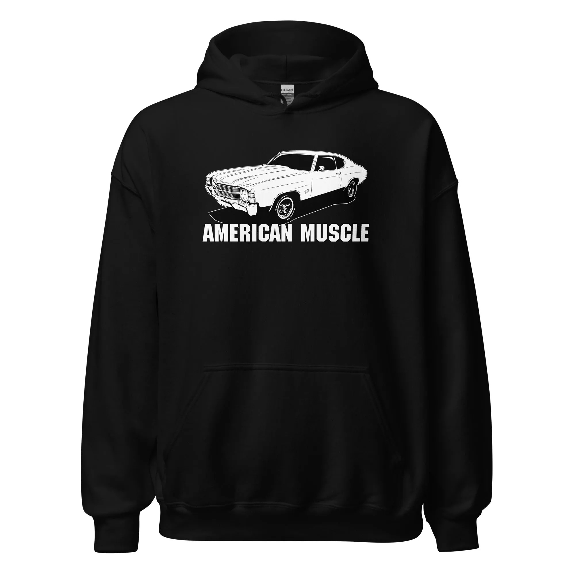 1971 Chevelle Car Hoodie - American Muscle Sweatshirt