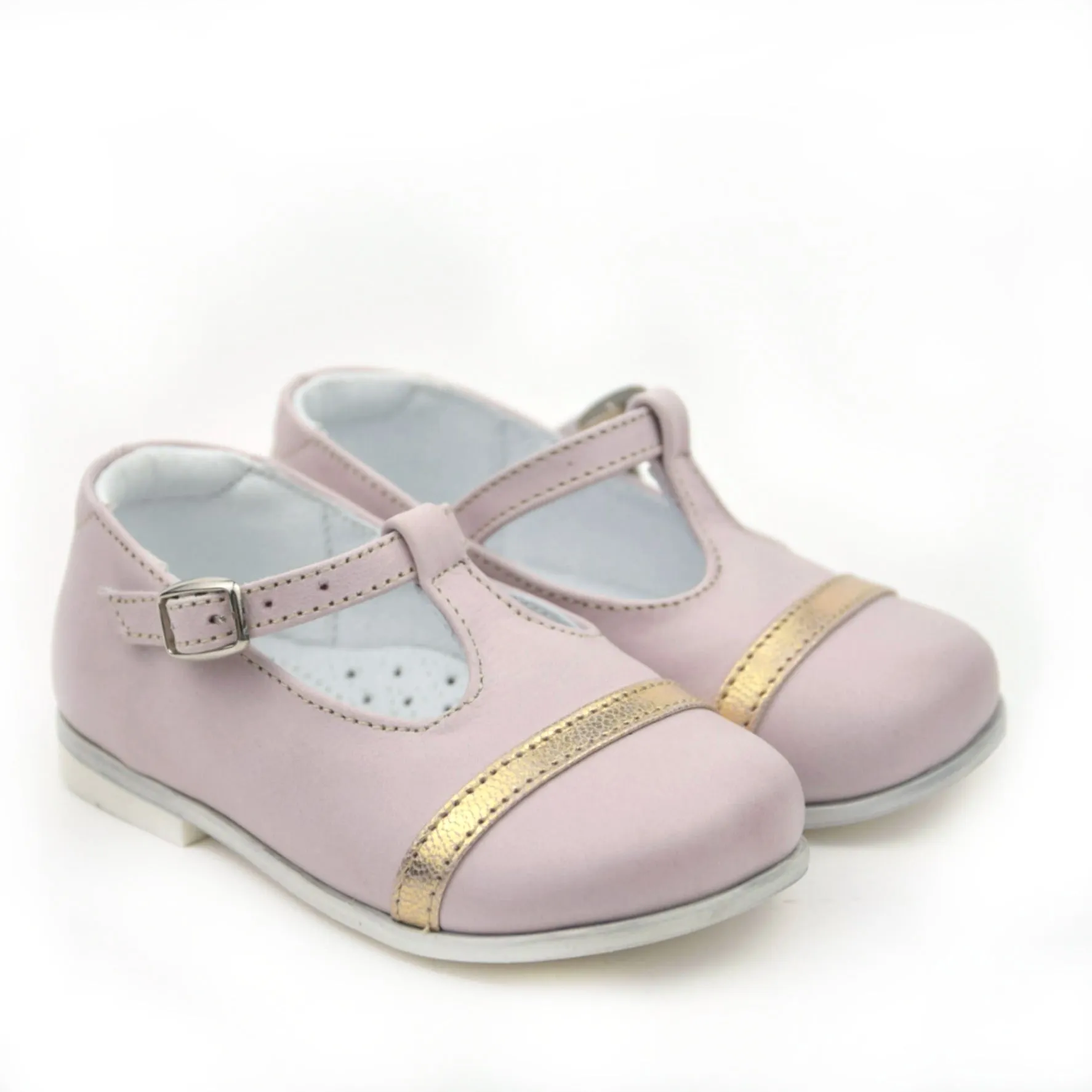 (2391-1) Emel pink silver balerina