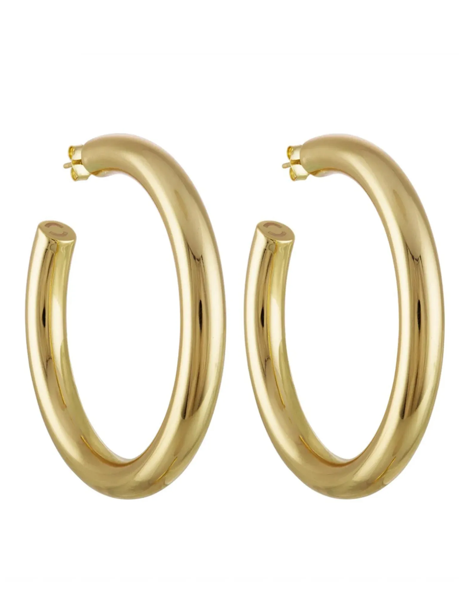 2" Perfect Hoops in Gold- Gold Plated