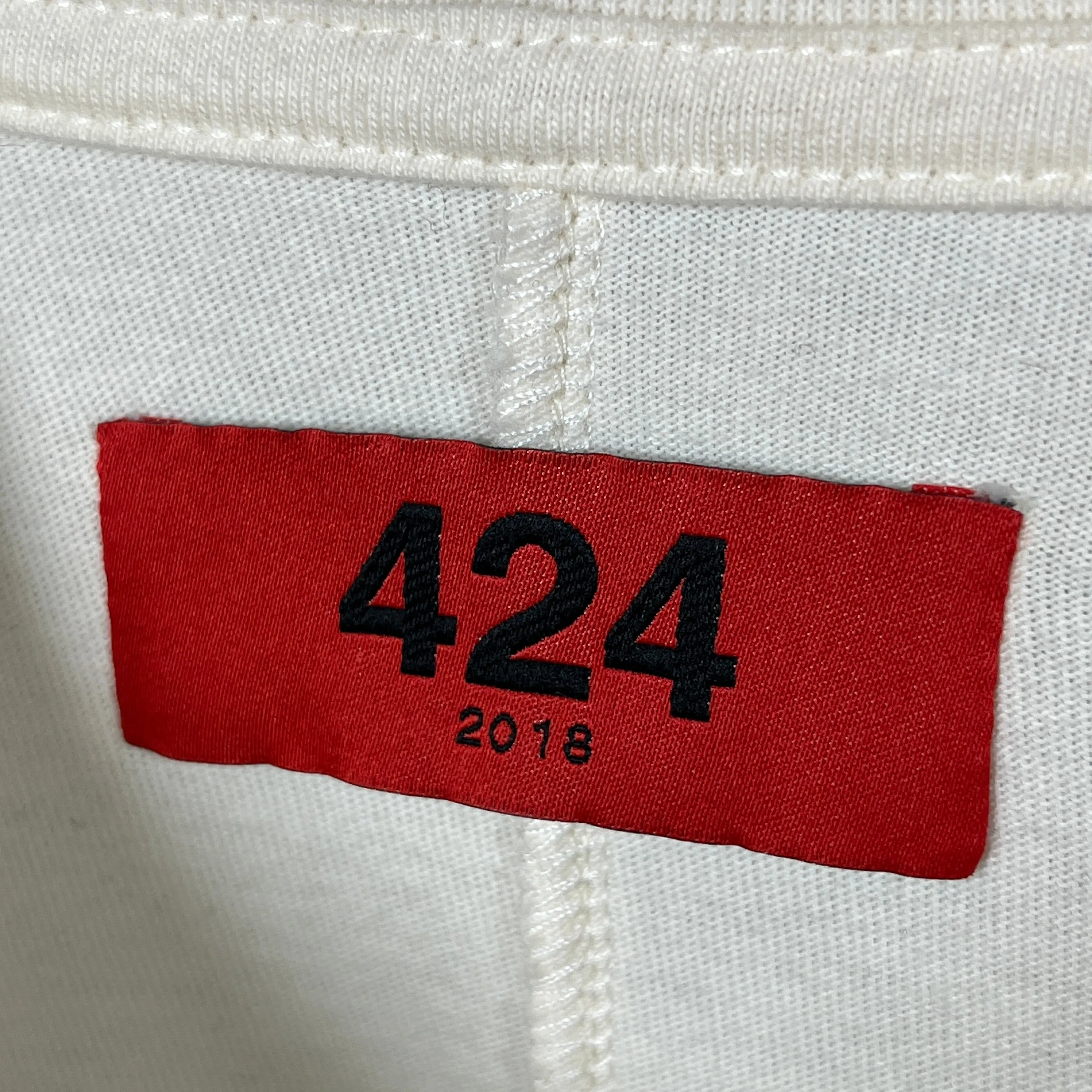 424(FourTwoFour)/LS T-Shirt/XXL/Cotton/WHT/Graphic/were here to help