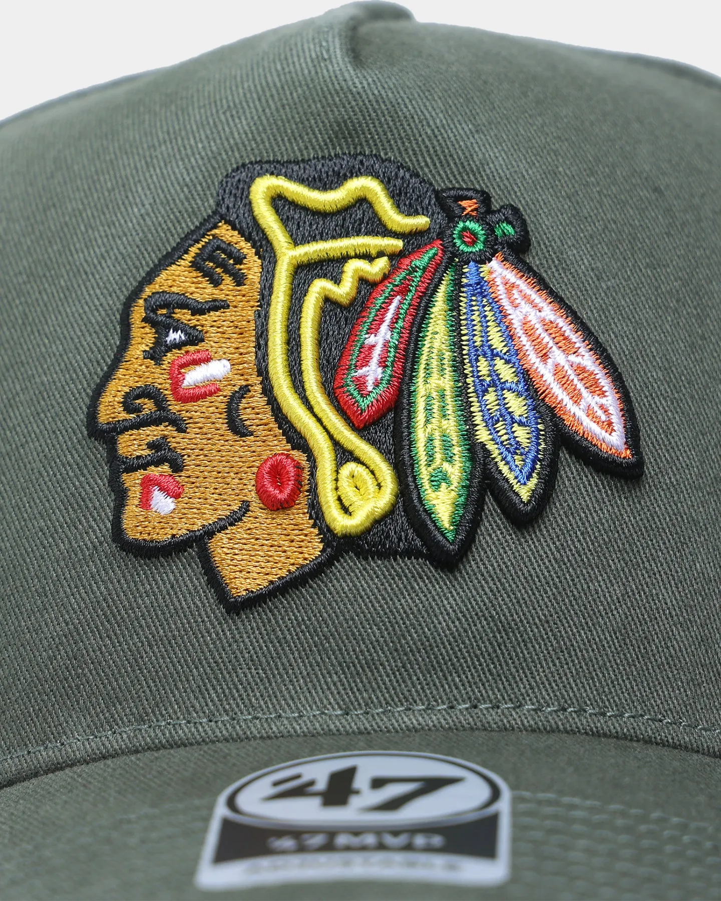 47 Brand Chicago Blackhawks MVP DT Snapback Moss