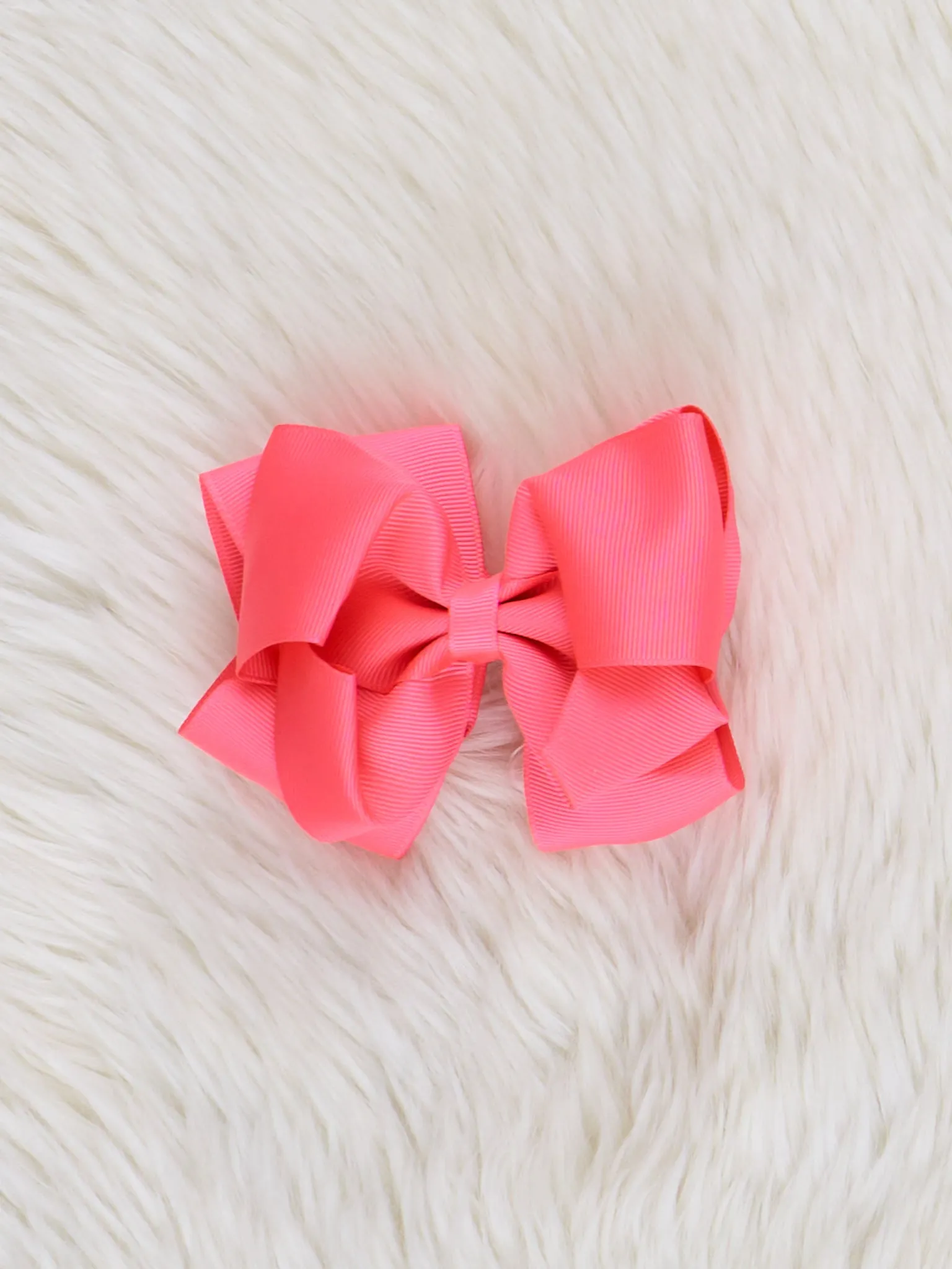 5 Inch Double Layer Bow - 70 Colors Available