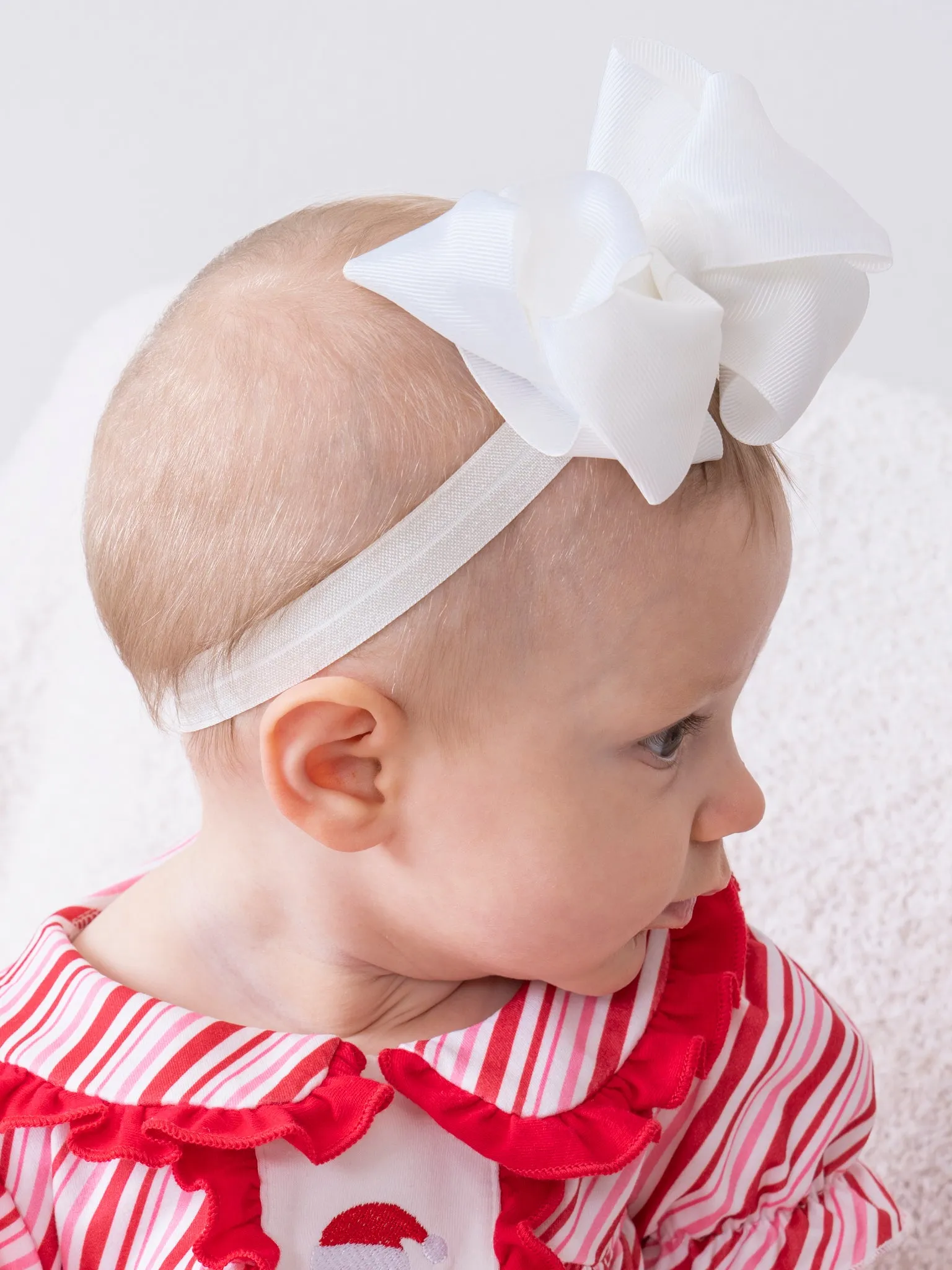 5 Inch Double Layer Bow With Headband - 29 Colors Available