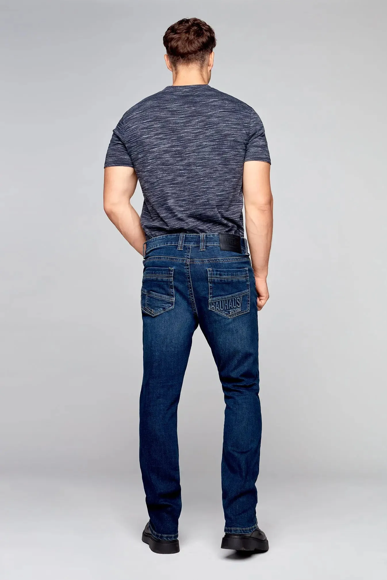 5 Pocket Bootcut Jeans - Dark Indigo Rinse