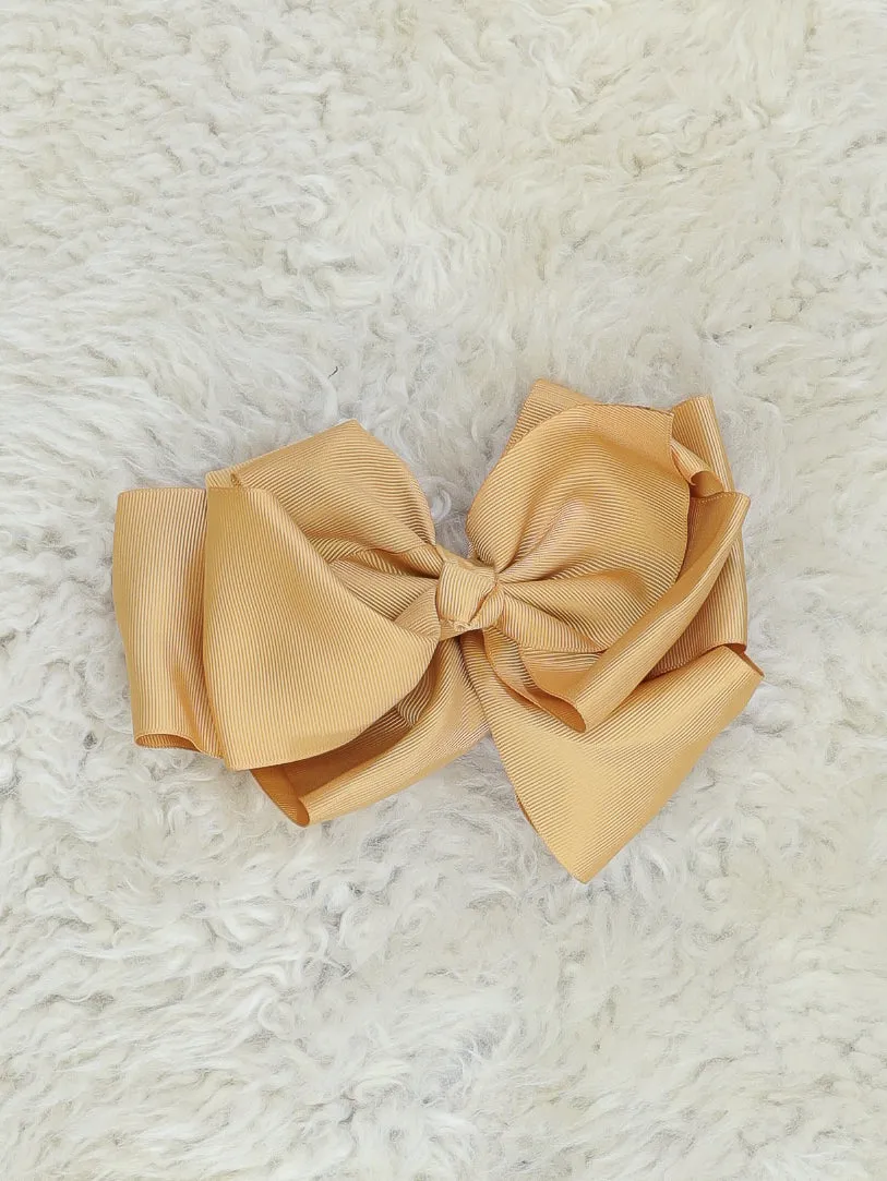 6.5 Inch Double Layer Bow - 40 Colors Available