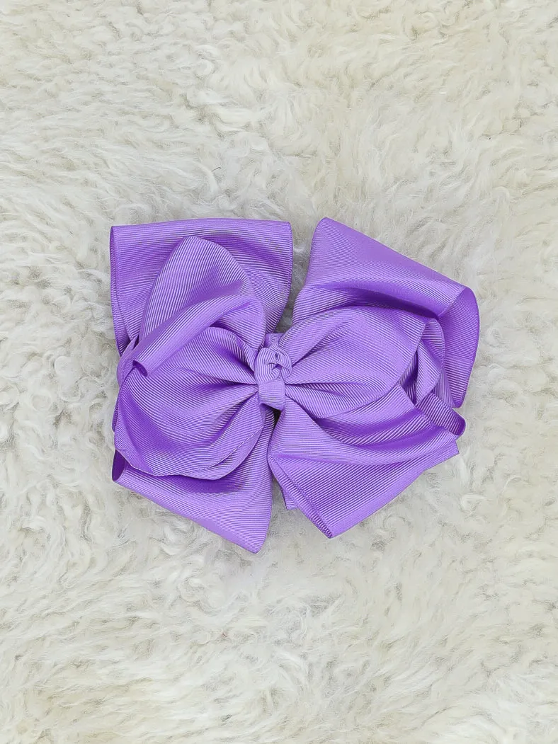 6.5 Inch Double Layer Bow - 40 Colors Available