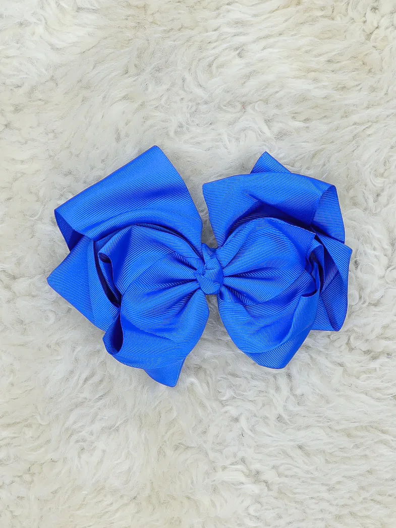 6.5 Inch Double Layer Bow - 40 Colors Available