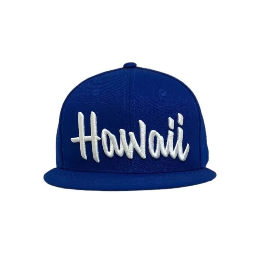 808ALLDAY Classic Fit Royal Hawaii Script Snapback