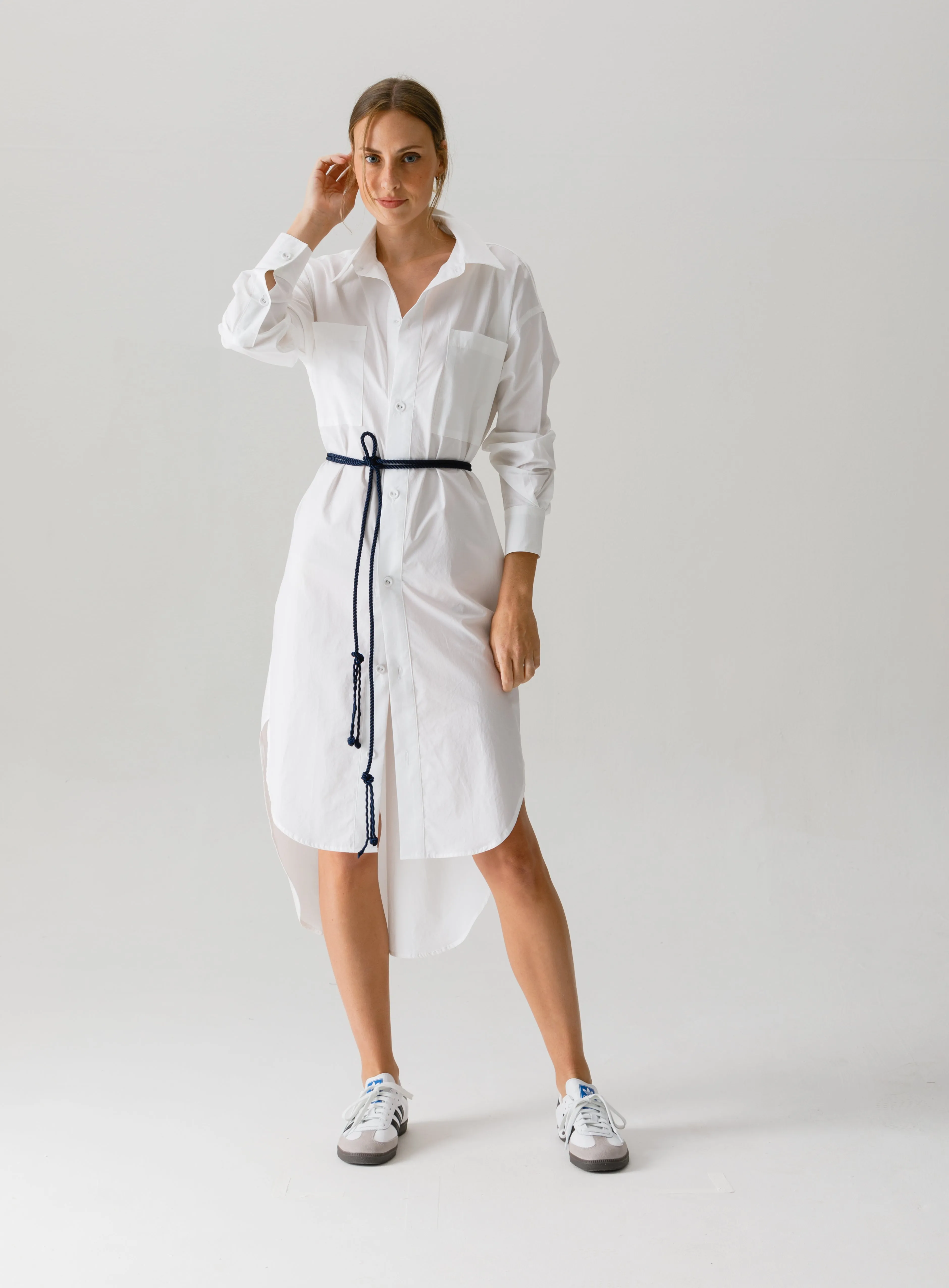 8238877606144  The tomboy cotton shirt dress