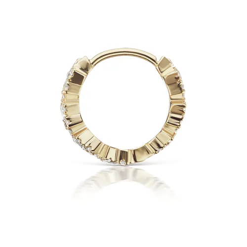 8mm Diamond Constellation Eternity Ring by Maria Tash in 18K Yellow Gold