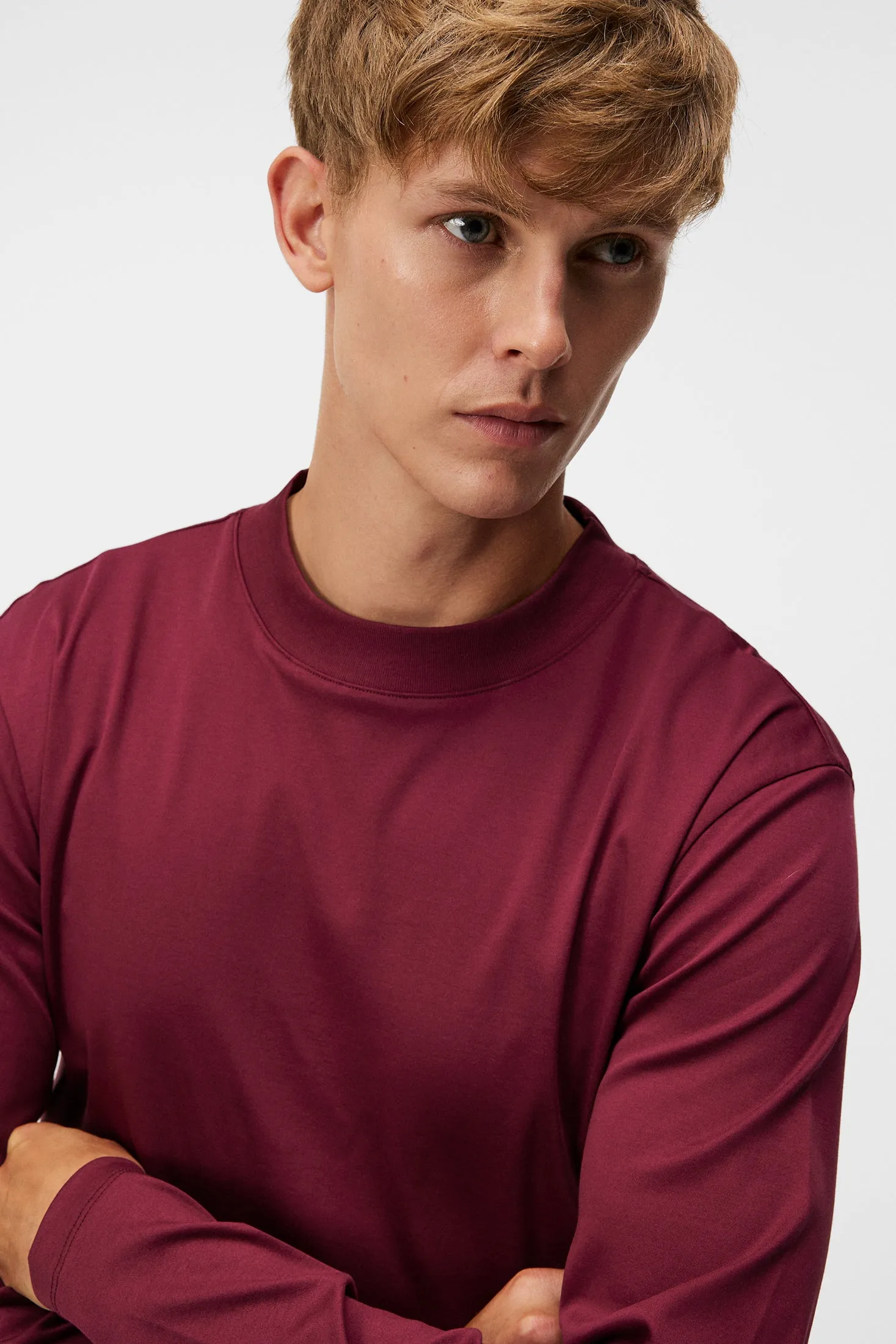 Ace Mock Neck Long Sleeve T-Shirt