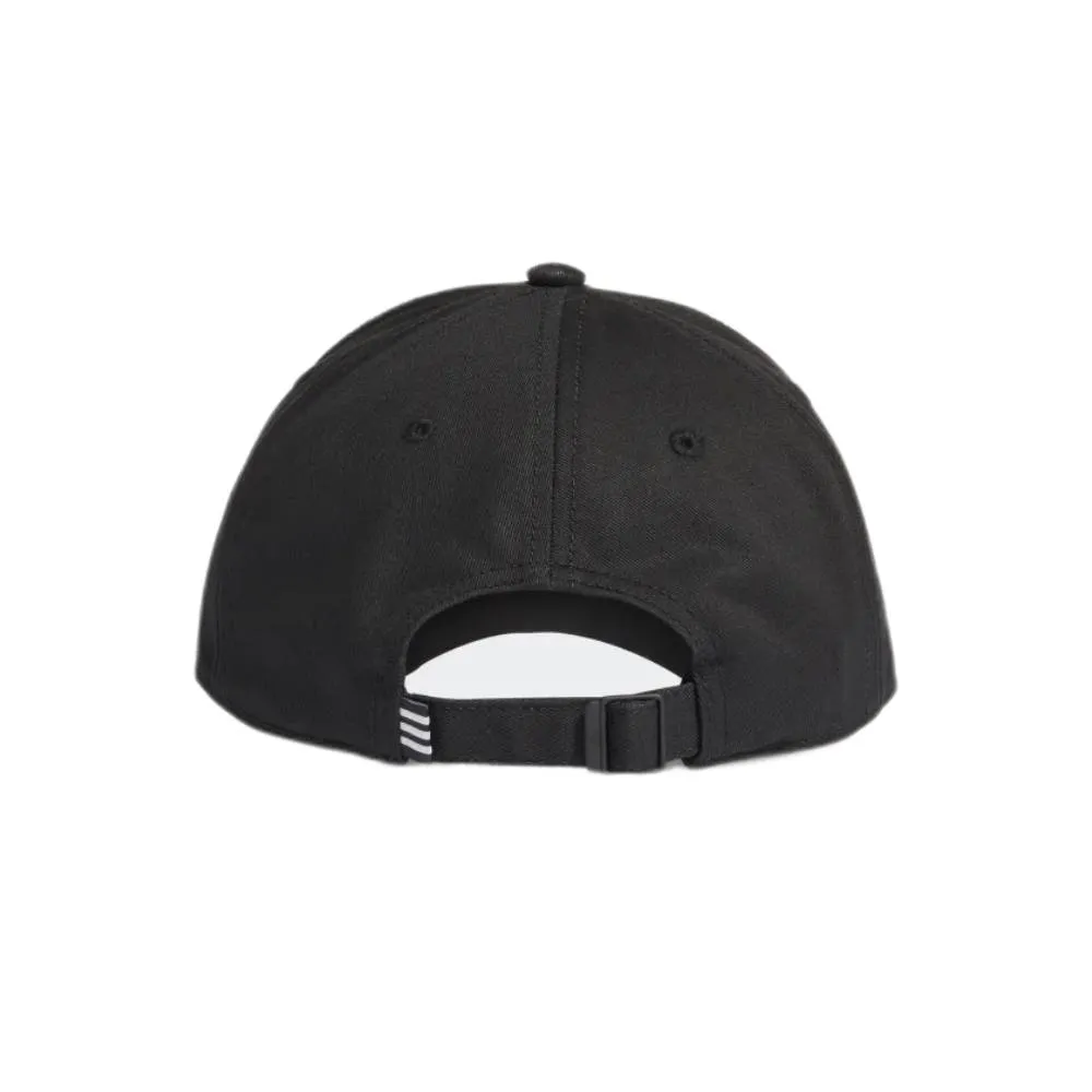 Adidas Baseball 3 Stripes Twill Cap (Black/White/White)