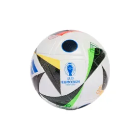 Adidas Euro 24 Fussballiebe League Football (White/Black/Glow Blue)