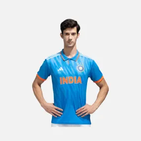 Adidas India Cricket Odi Official Replica Men's Jersey -Bright Blue