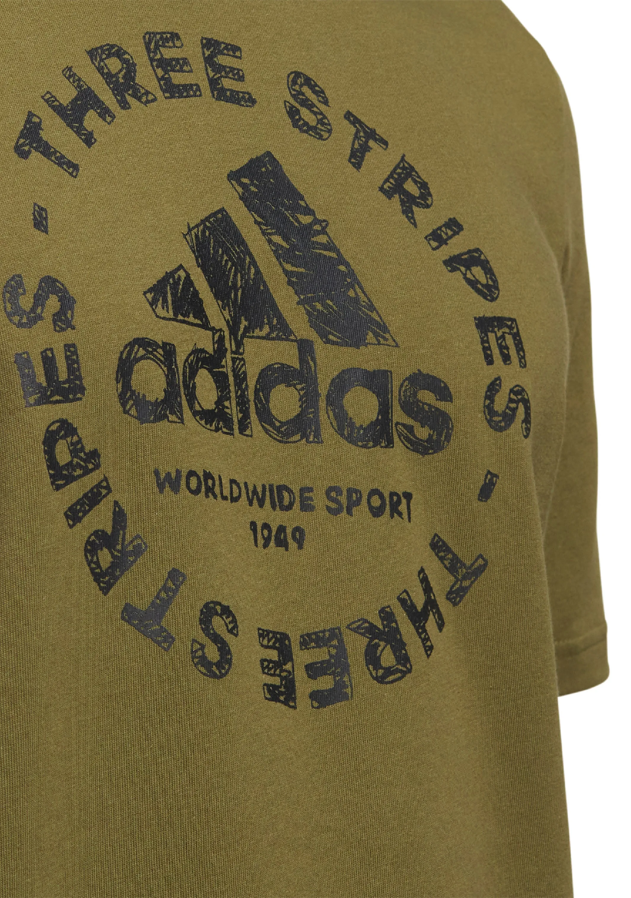 Adidas Mens Sketch Emblem Graphic Tee <br> HK6766