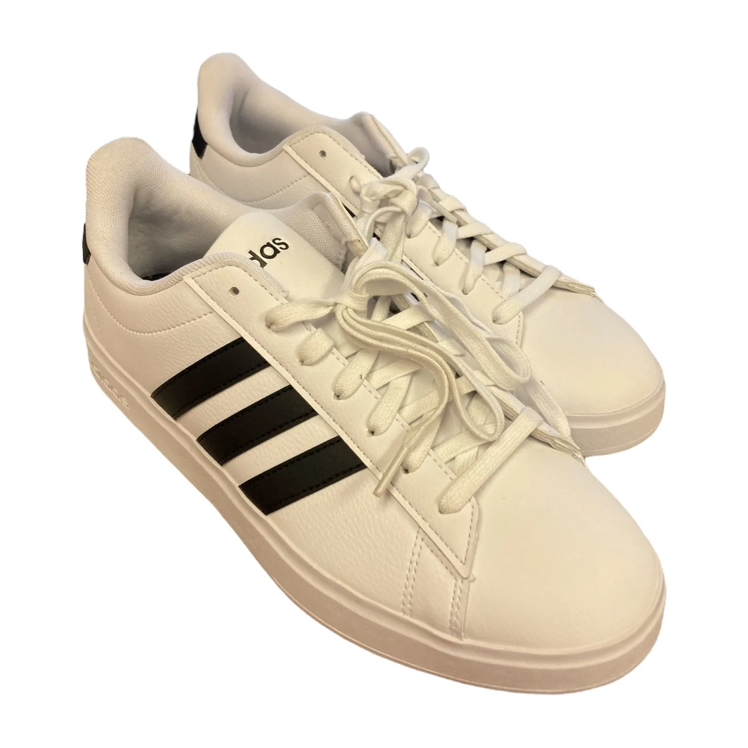 Adidas Women's Lace Up Grand Court 2.0 Cloudfoam Lifestyle Low-Top Shoes