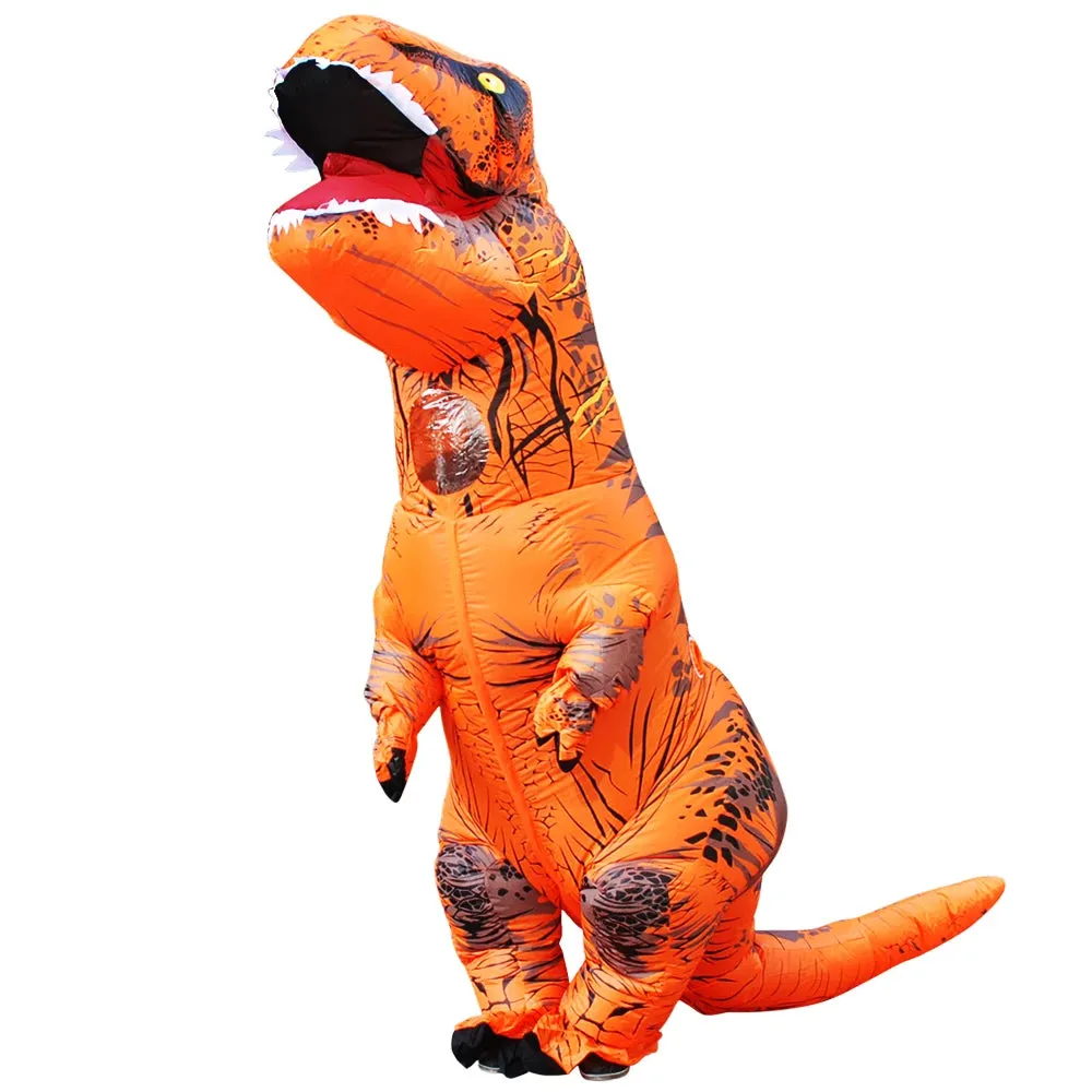 Adult Kid Boy Inflatable Dinosaur Costume Set