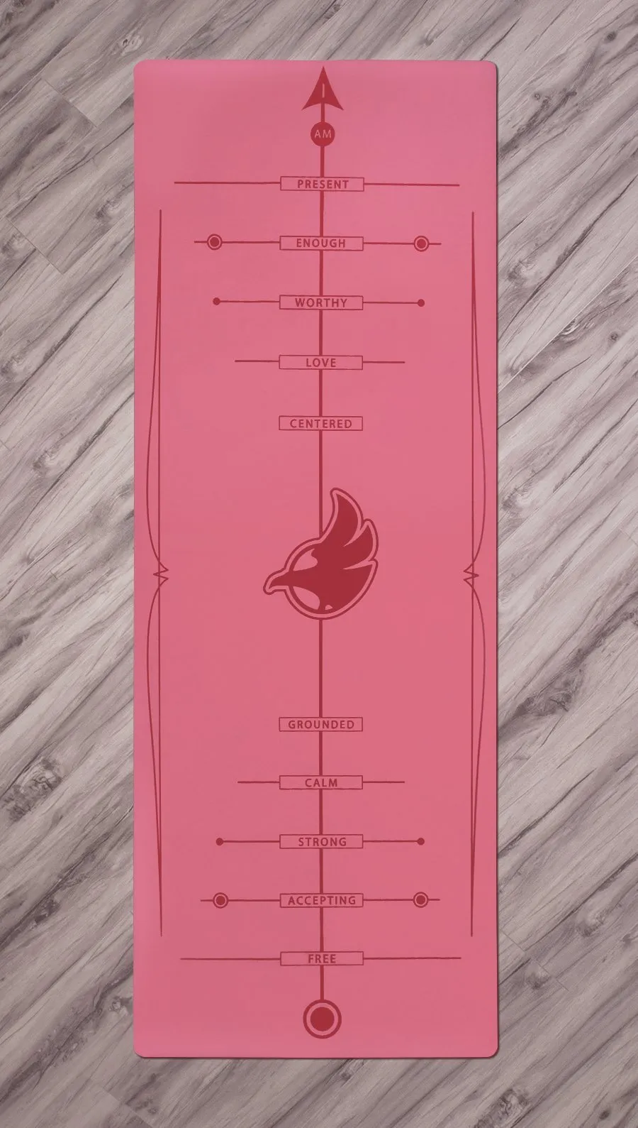 Affirmation Fitness | Yoga Mat - Pink