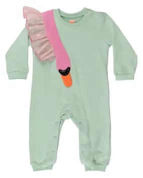 Agnes Angel Mint onesie  | أجنيس أنجيل باللون الأخضر