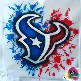 Airbrush Splatter Paint Toro Shirt Design