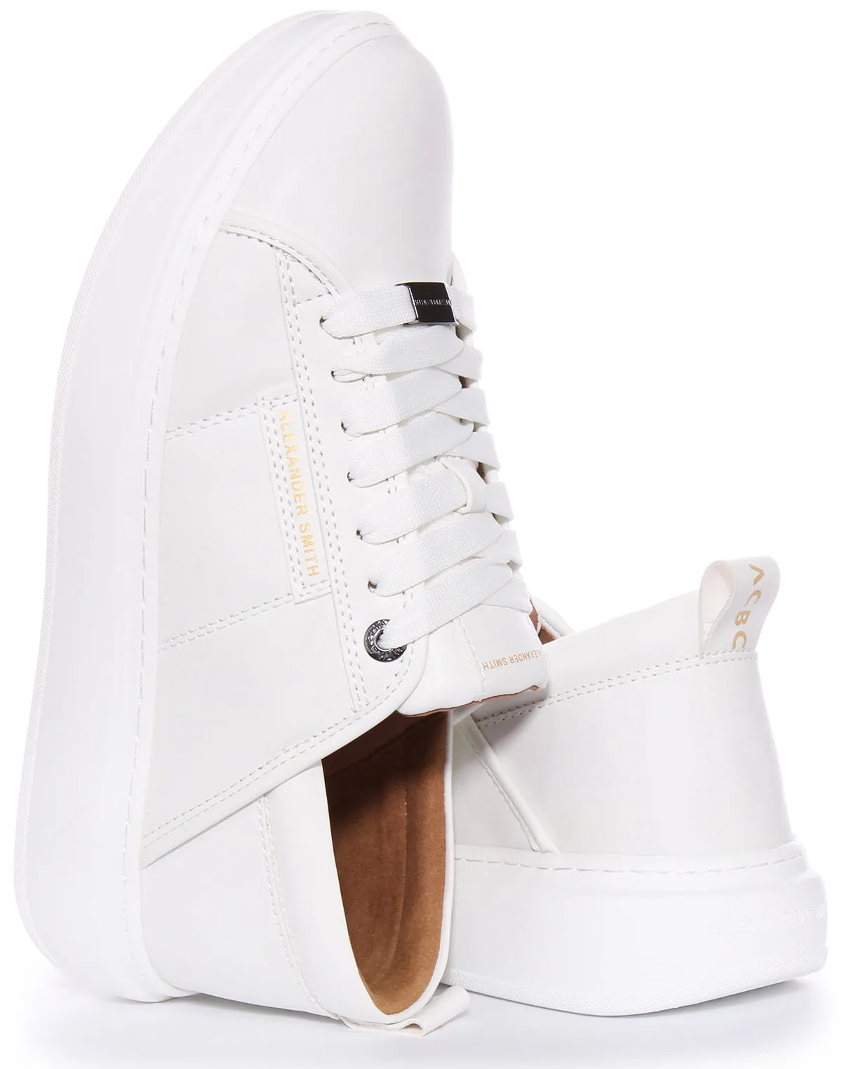 Alexander Smith Trainers In White For Men