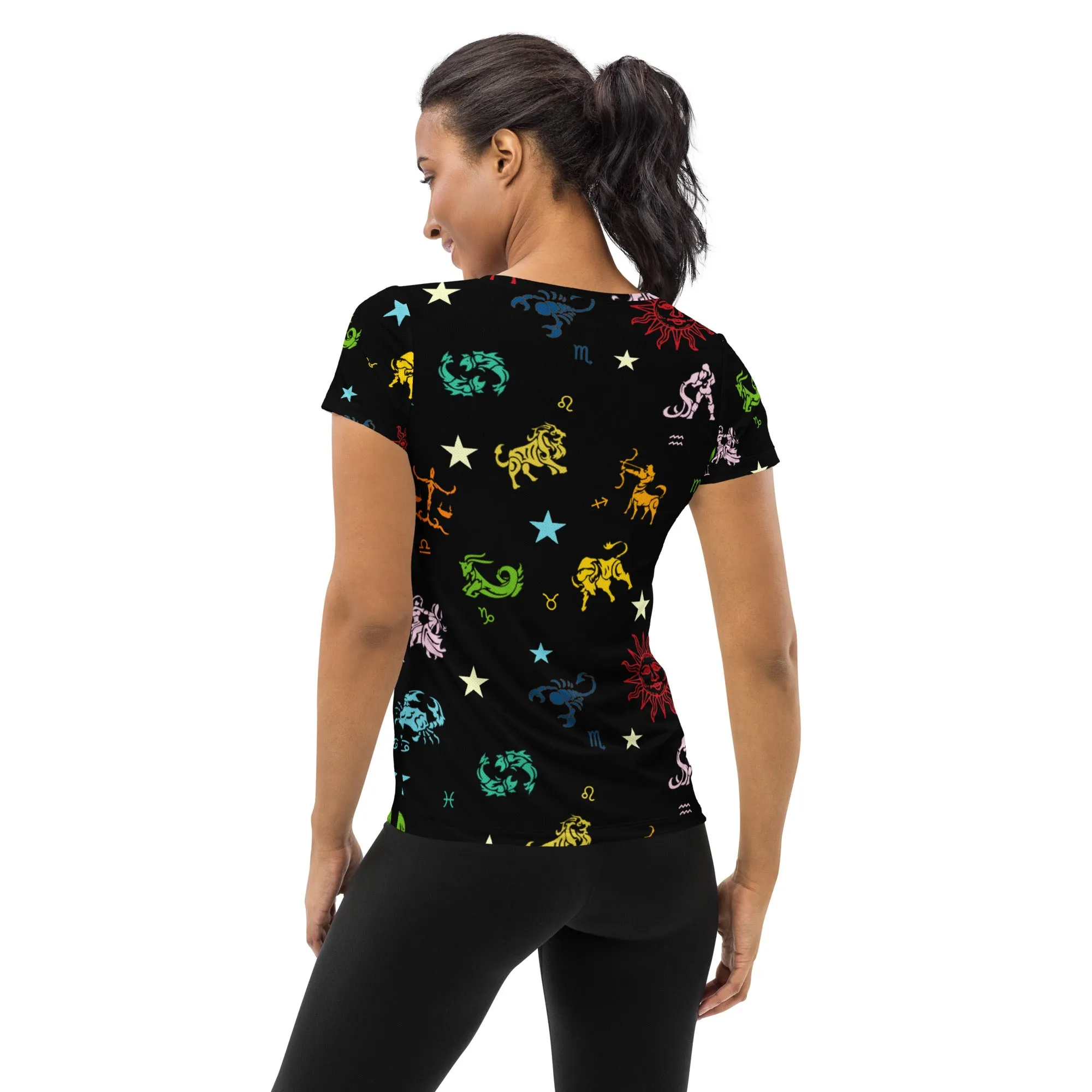 All-Over Print Women's Athletic T-shirt