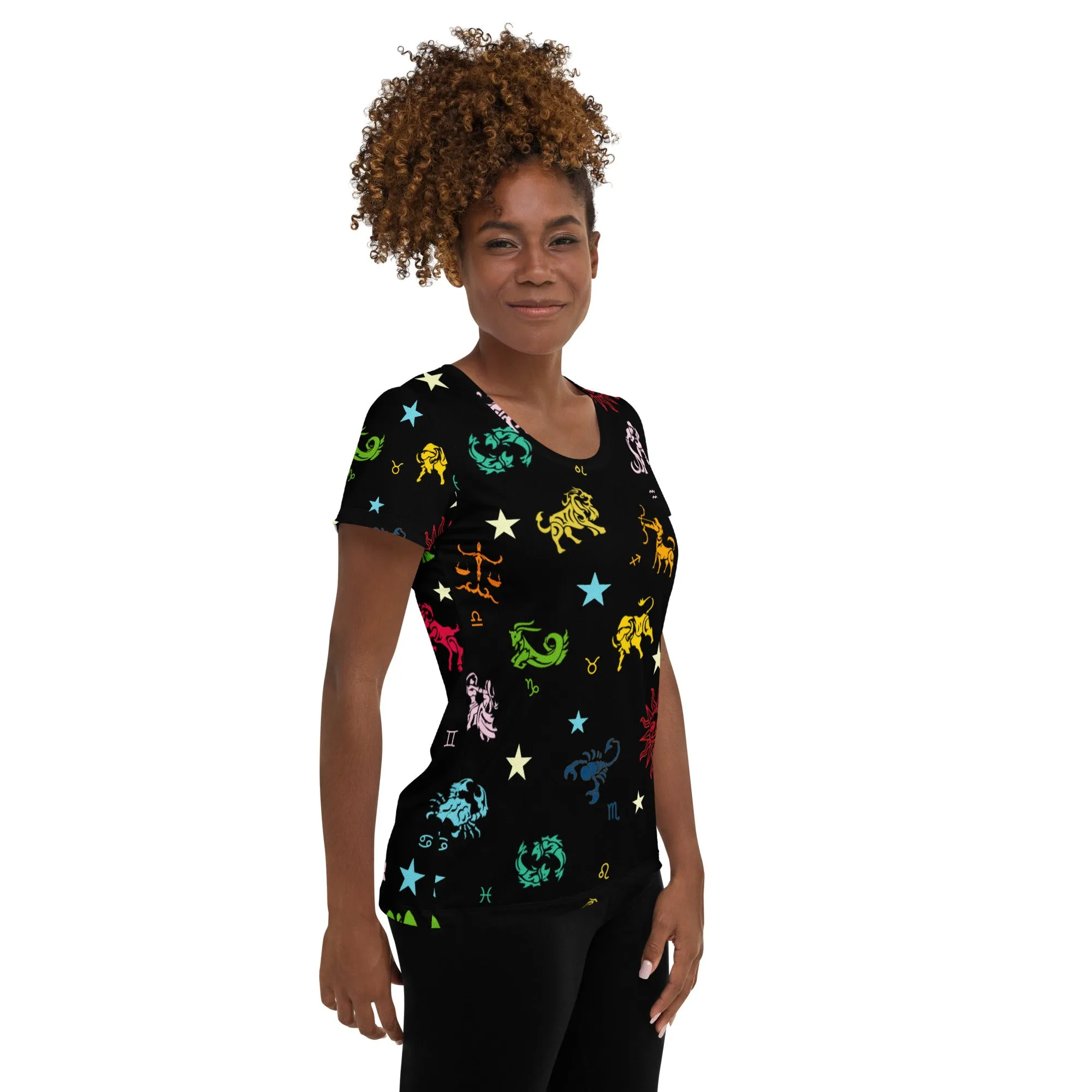 All-Over Print Women's Athletic T-shirt