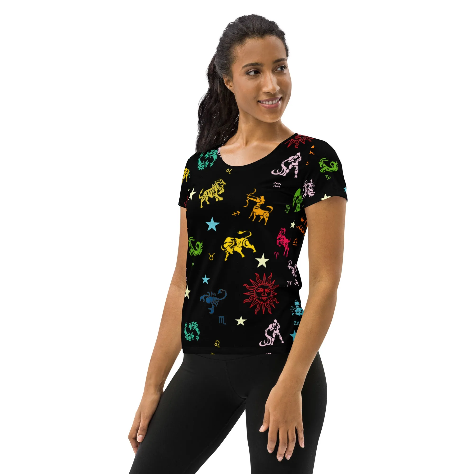 All-Over Print Women's Athletic T-shirt