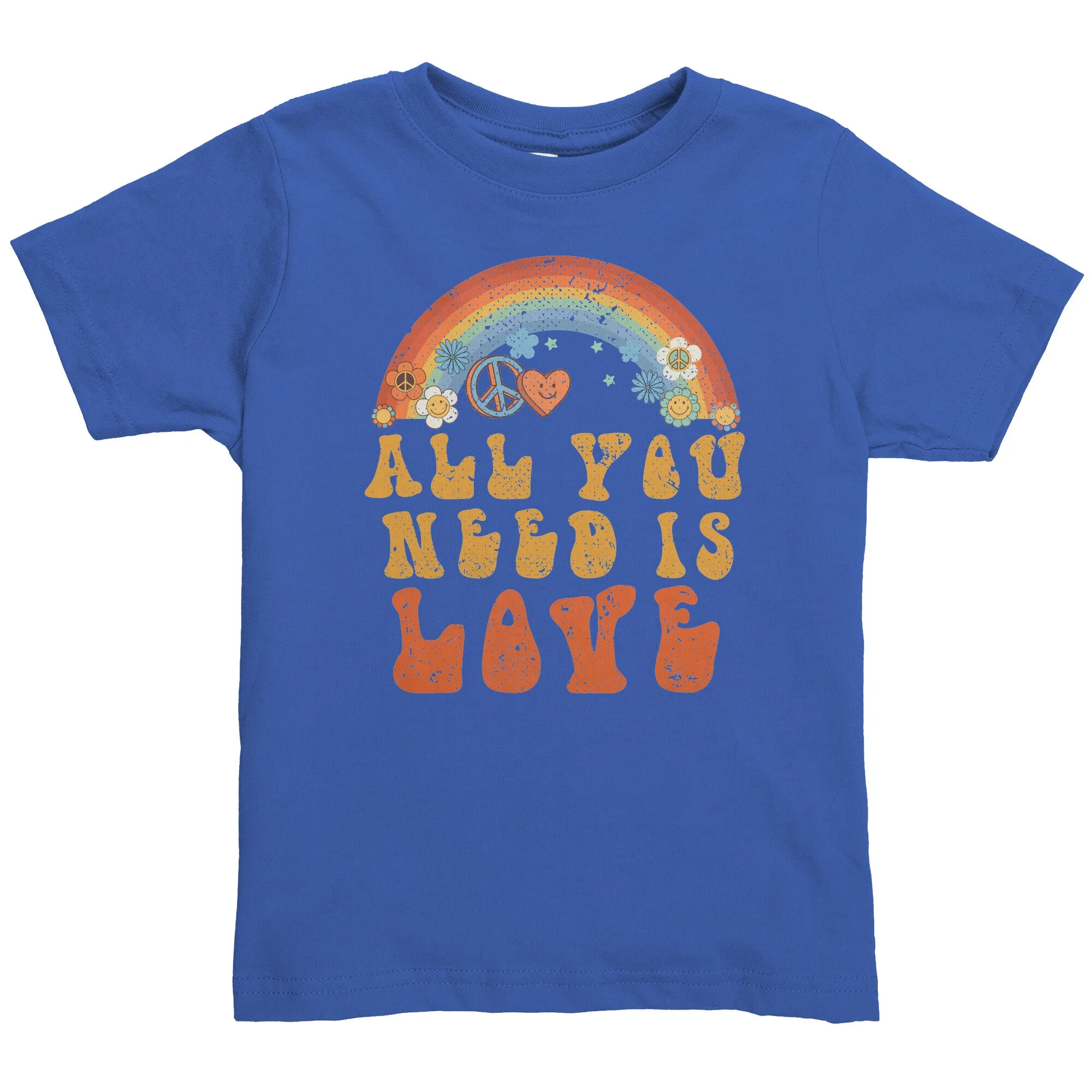 All You Need Is Love Retro Toddler Shirt