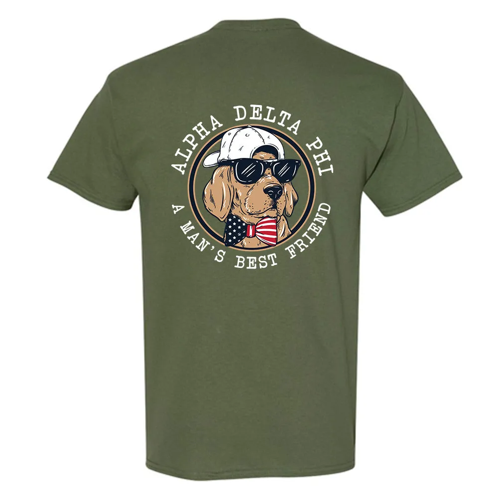 Alpha Delta Phi Frat Dog T-Shirt