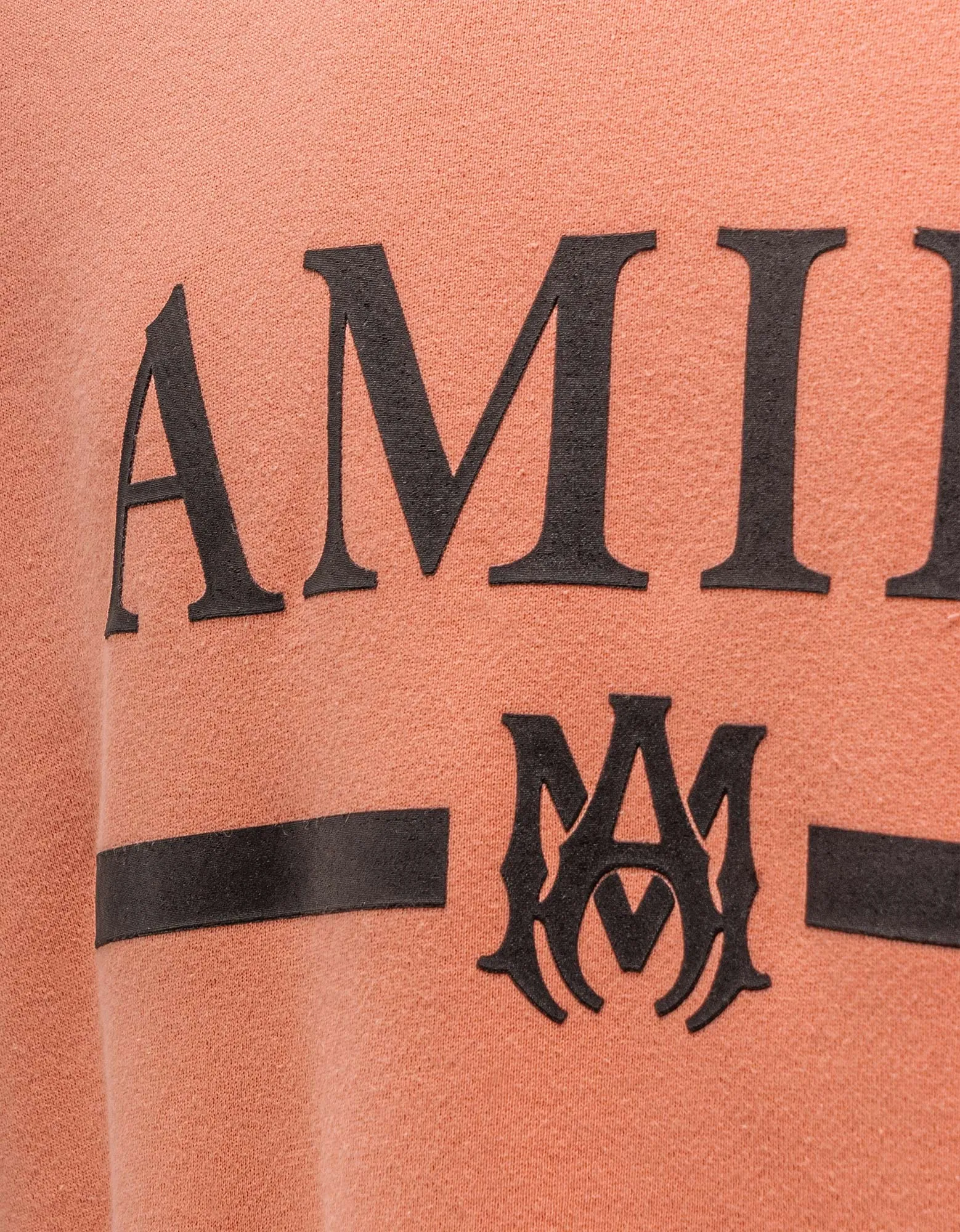 Amiri Peach M.A Bar Sweatshirt