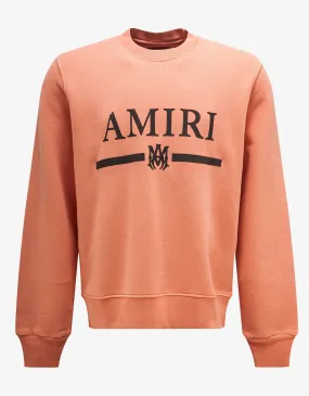 Amiri Peach M.A Bar Sweatshirt