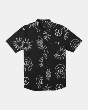 Anytime Short Sleeve Shirt - Black