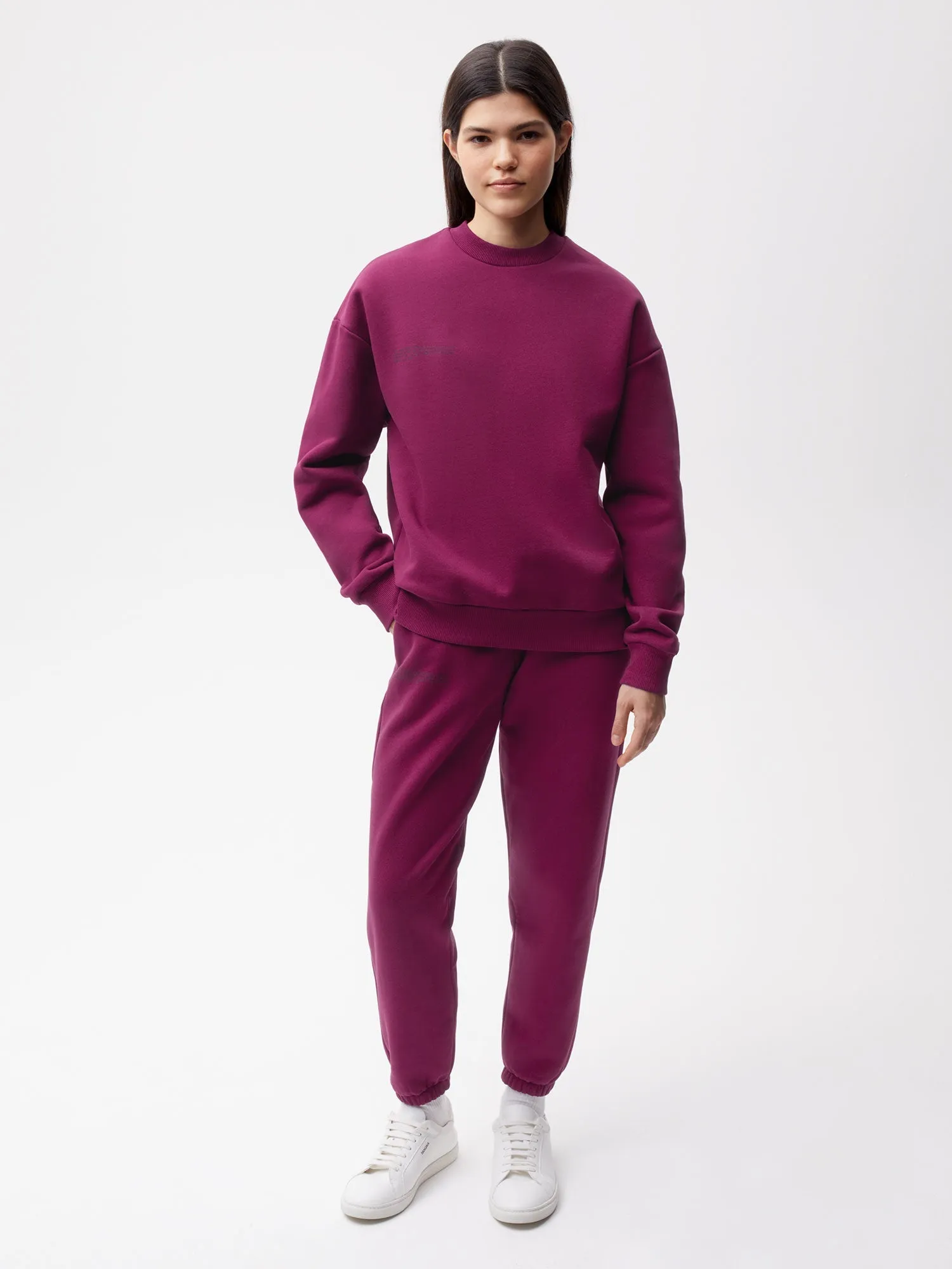 Archive 365 Heavyweight Track Pants—plum purple