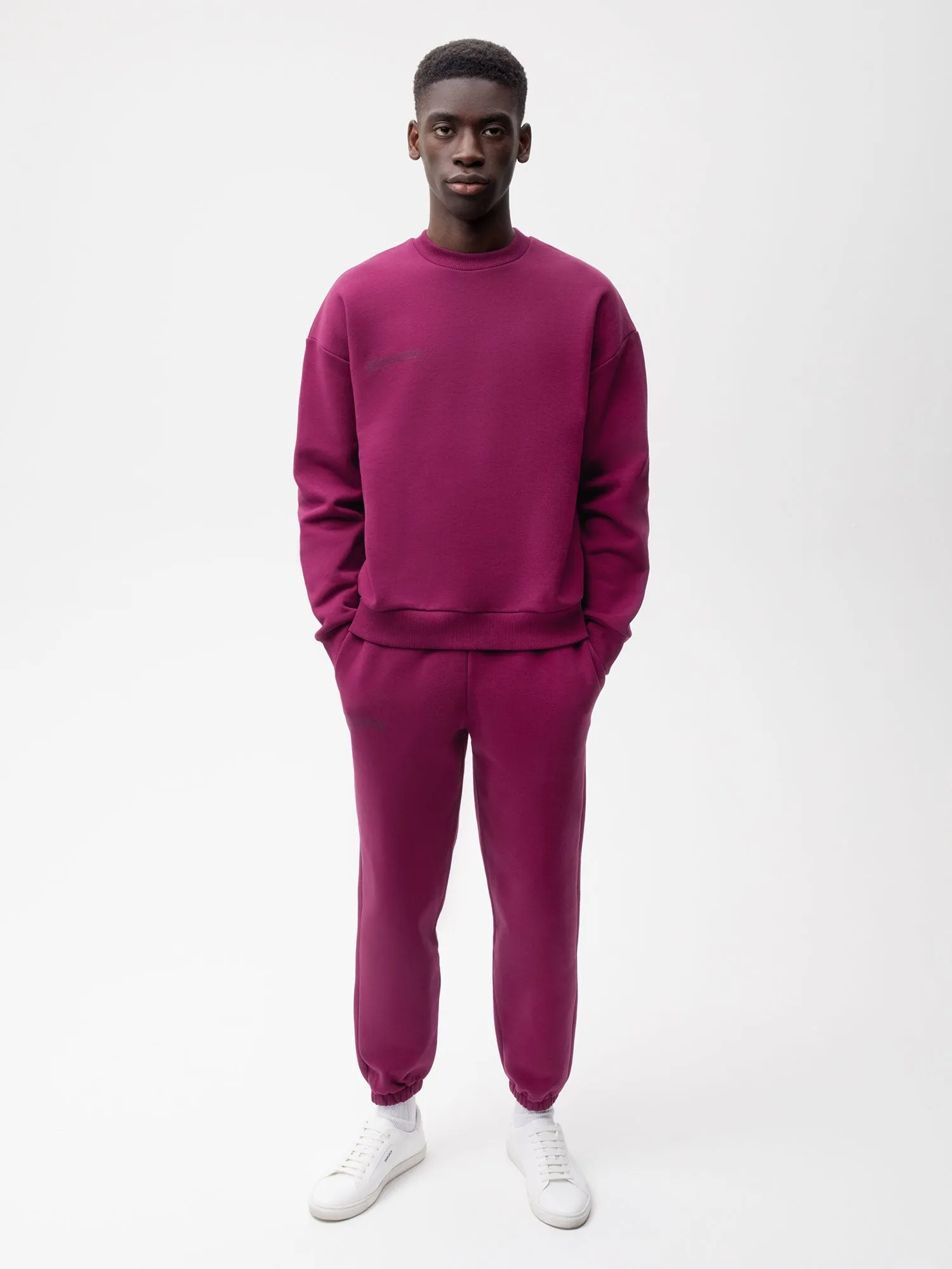 Archive 365 Heavyweight Track Pants—plum purple