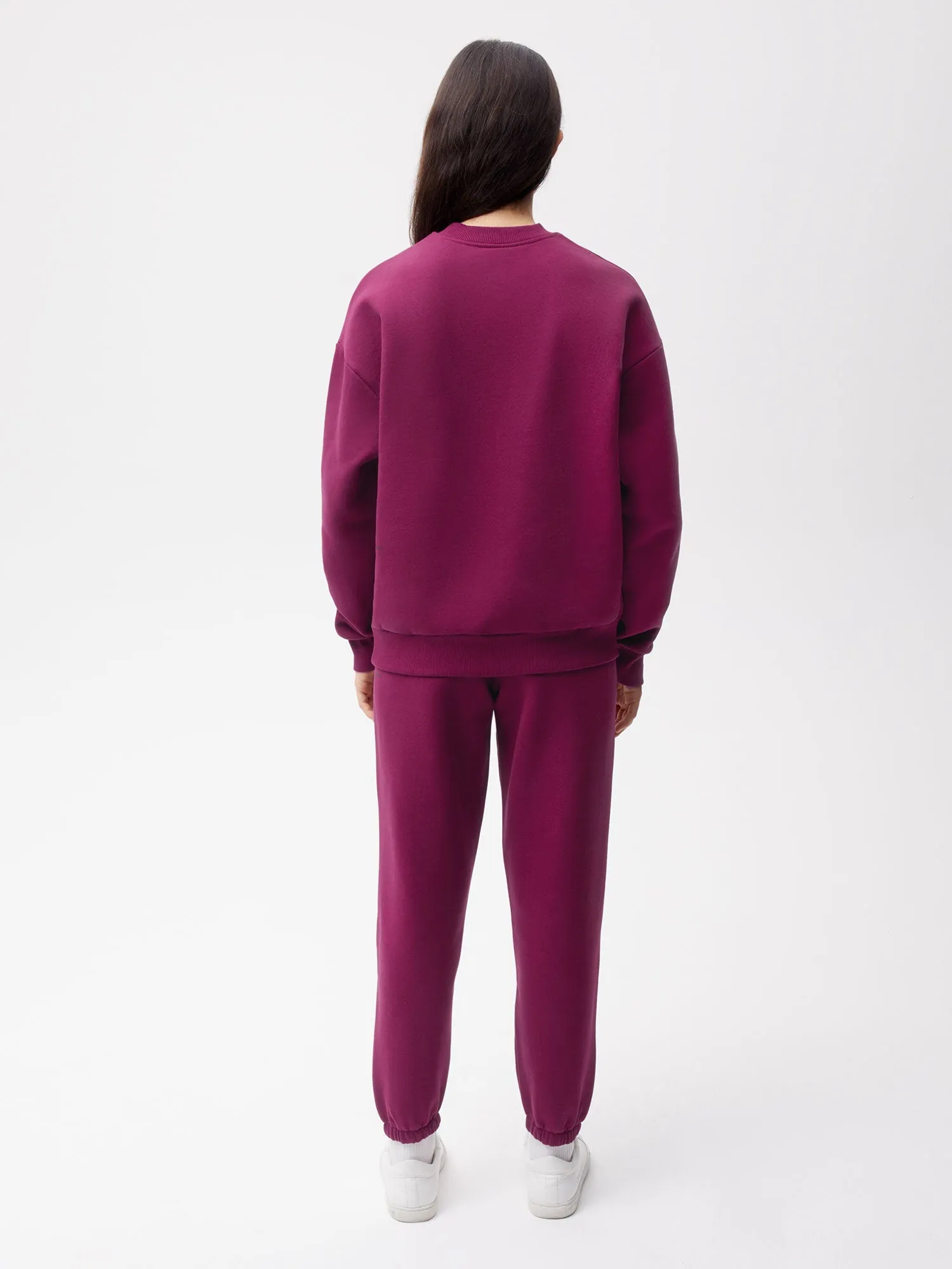 Archive 365 Heavyweight Track Pants—plum purple