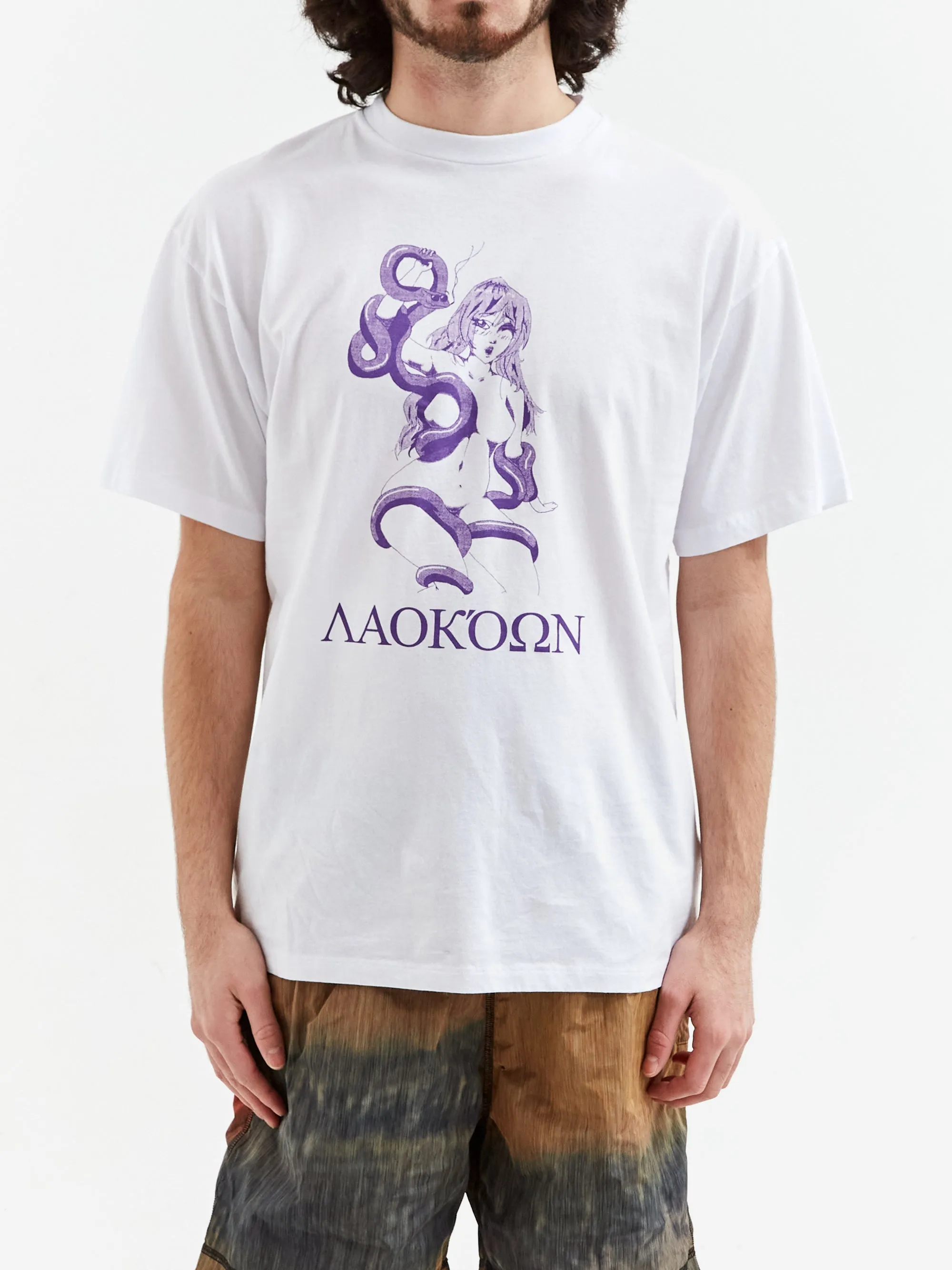 Aries Laocoonte Short Sleeve T-Shirt - White