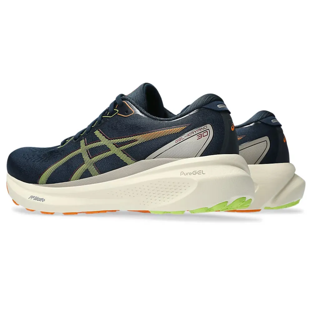 ASICS Men's Gel-Kayano 30 Running Shoe (French Blue/Neon Lime)