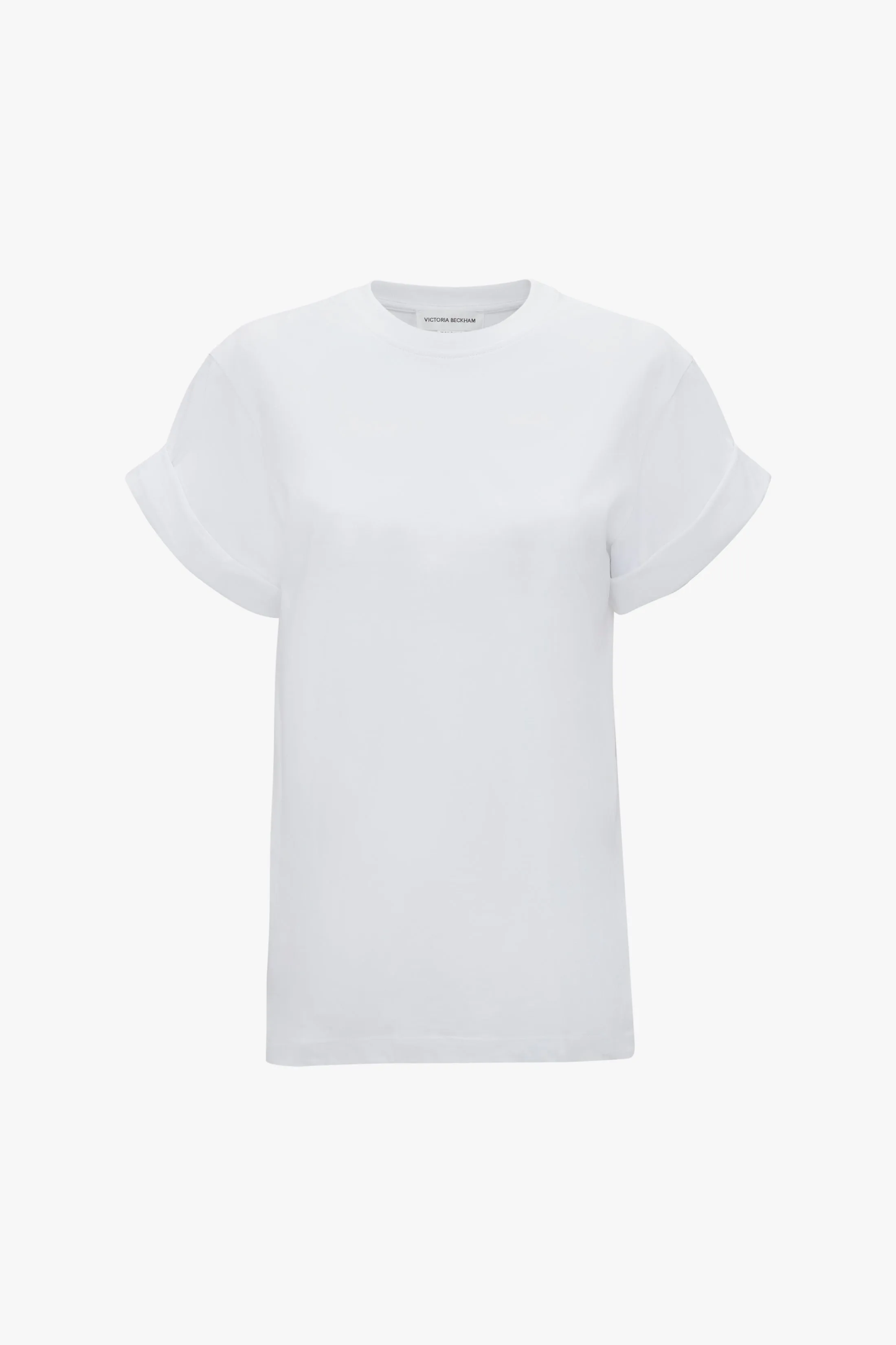 Asymmetric Relaxed Fit T-Shirt In White