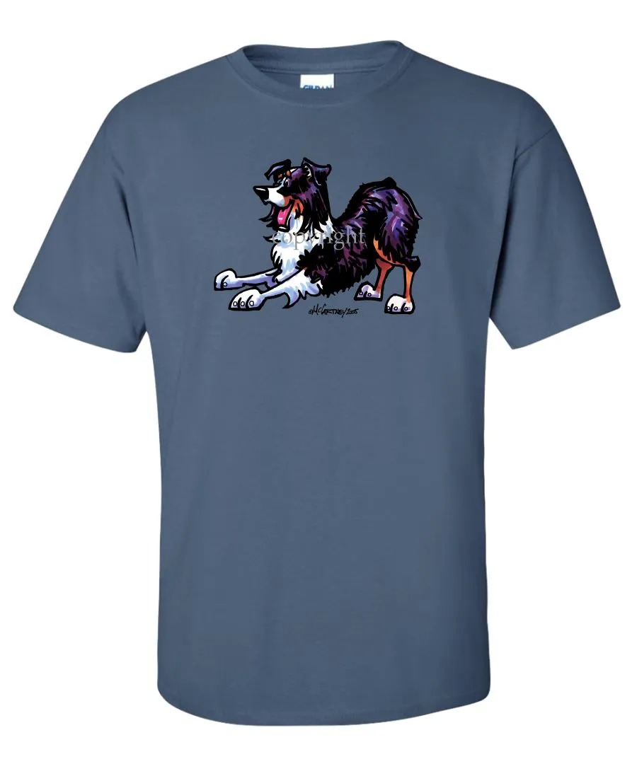 Australian Shepherd  Black Tri - Cool Dog - T-Shirt