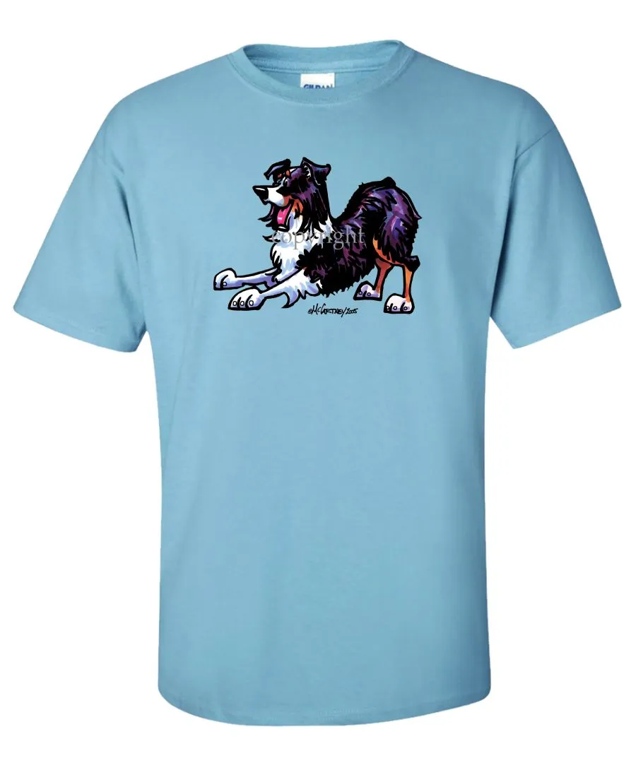 Australian Shepherd  Black Tri - Cool Dog - T-Shirt