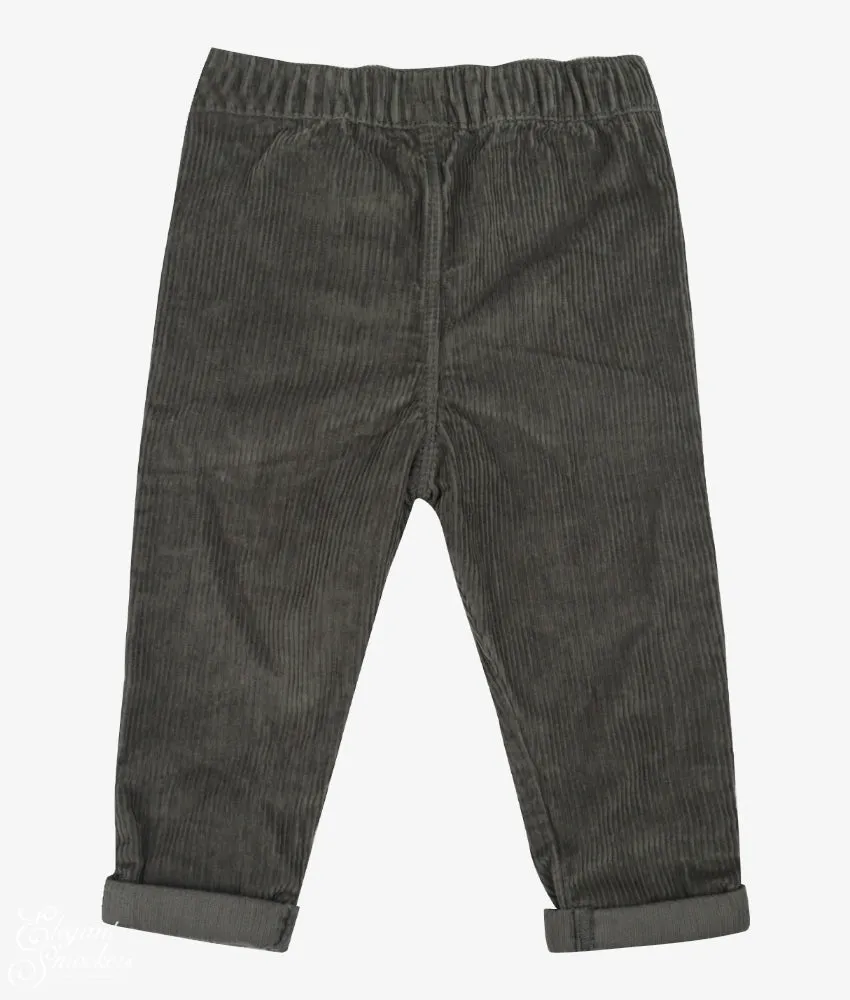 Baby Boys Corduroy Pant - Olive Green