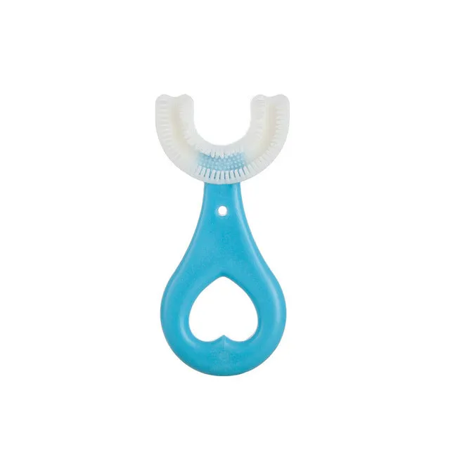 Baby Toothbrush Children 360 Degree U-shaped Child Toothbrush